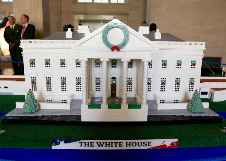 The LEGO® White House at the White House