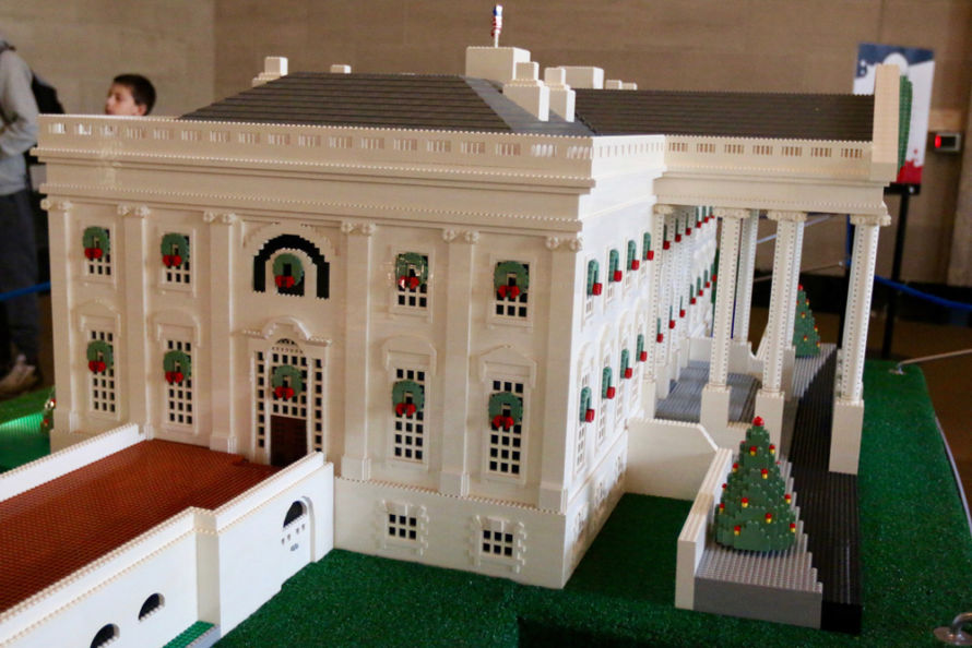 The LEGO® White House at the White House