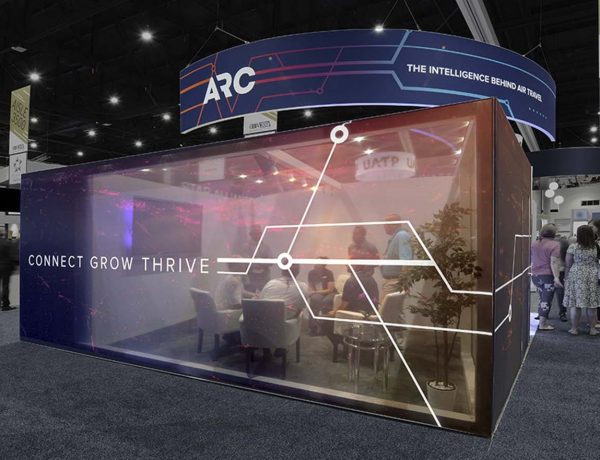 Transparent Wall in Trade Show Booth