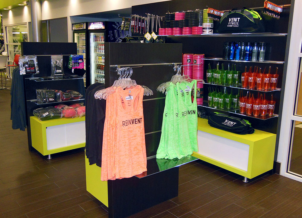 Vent Fitness Retail Displays