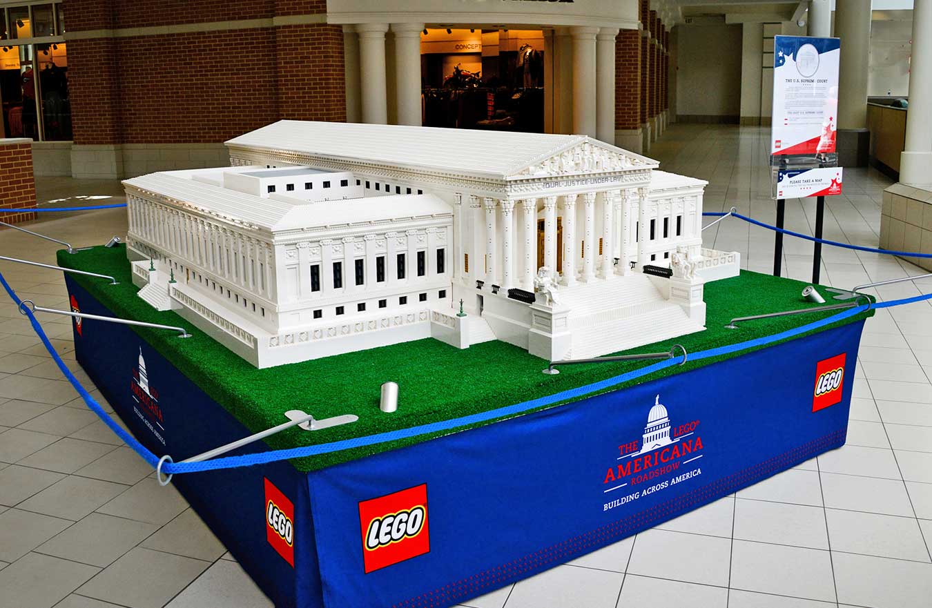 LEGO Americana Roadshow Supreme Court Building
